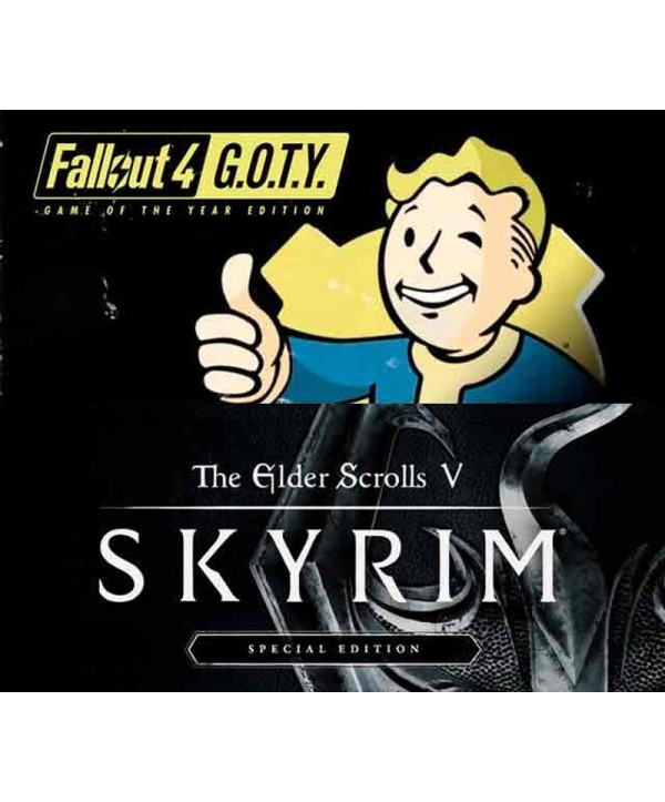 The Elder Scrolls V: Skyrim Special Edition + Fallout 4 G.O.T.Y. Steam Key GLOBAL